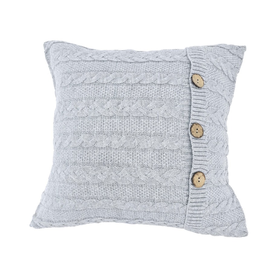 Poszewka dzianinowa bawełniana – VENEZIA POPIEL