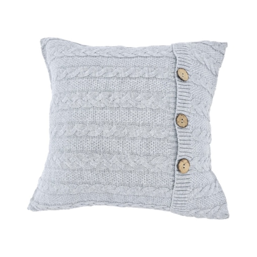 Poszewka dzianinowa bawełniana – VENEZIA POPIEL