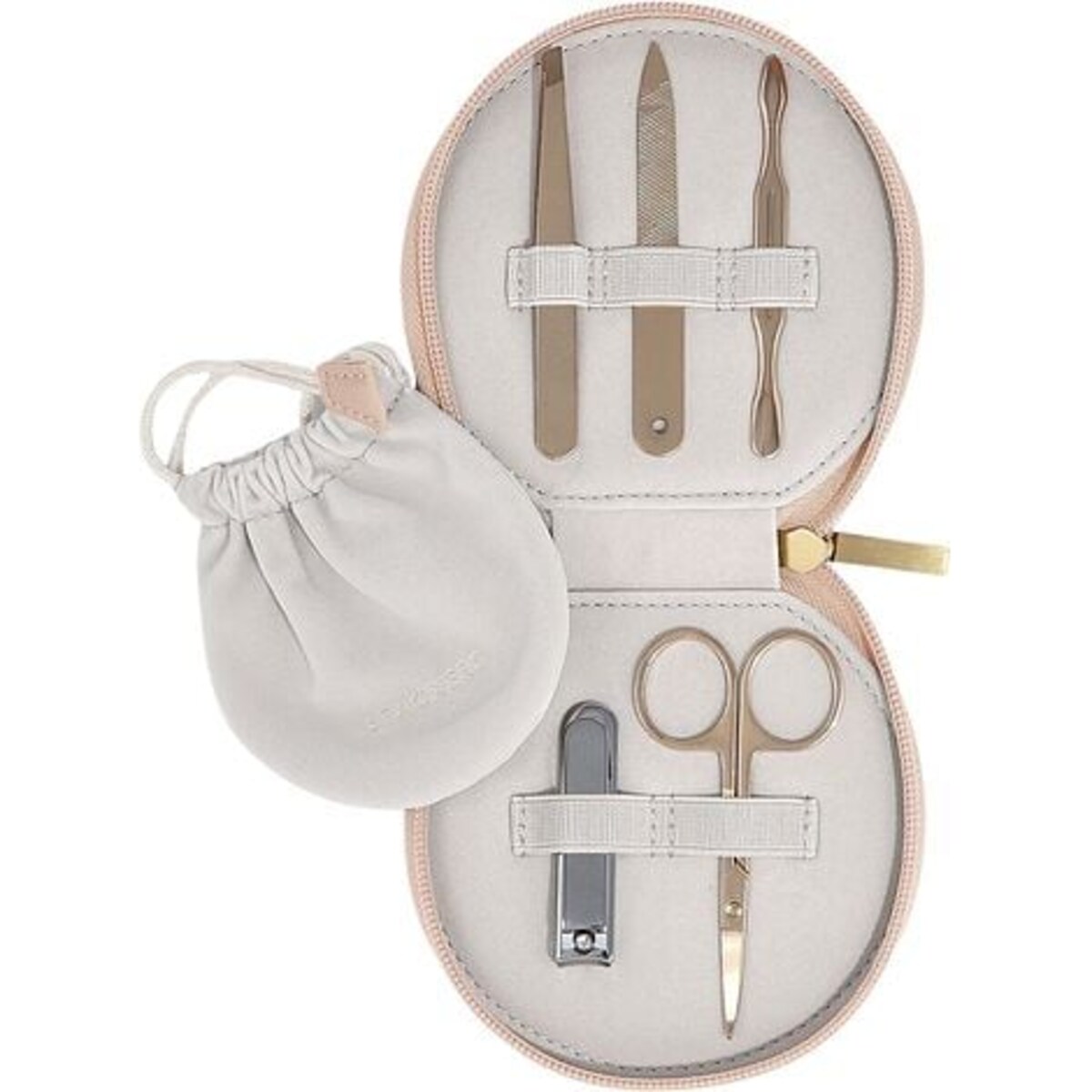 Akcesoria do manicure Stackers różowe 7 el.