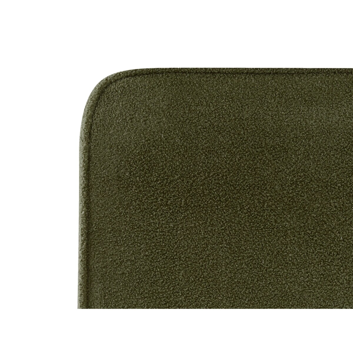 Łóżko Boucle VALOGNES 180 x 200 cm Ciemnozielony