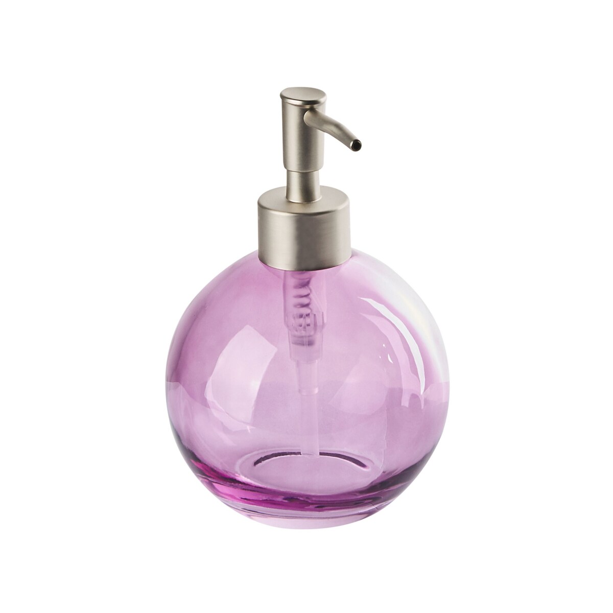 4-częściowy zestaw akcesoriów łazienkowych szklany fioletowy ROANA