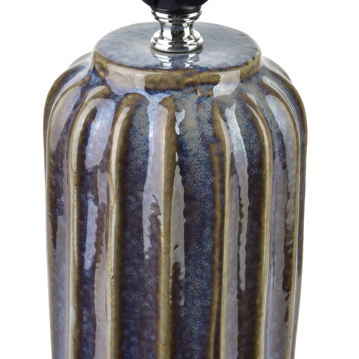 LETI GREY Lampa stołowa 10x10x41cm