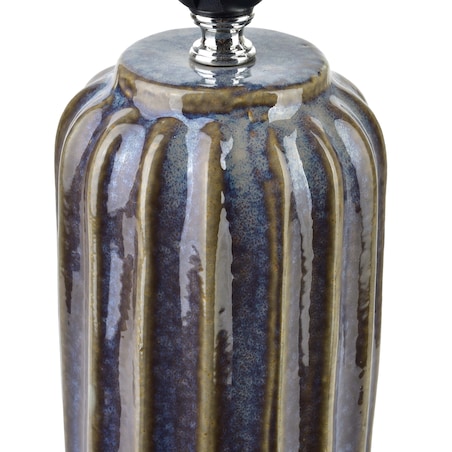 LETI GREY Lampa stołowa 10x10x41cm