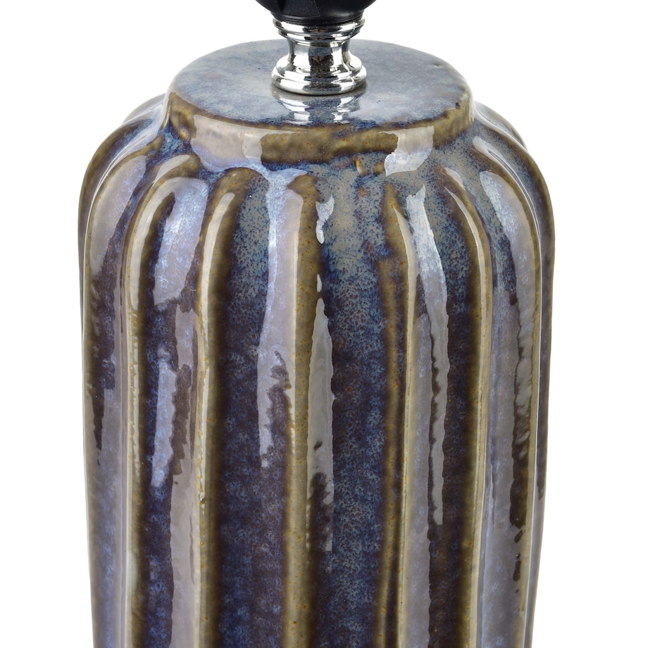 LETI GREY Lampa stołowa 10x10x41cm