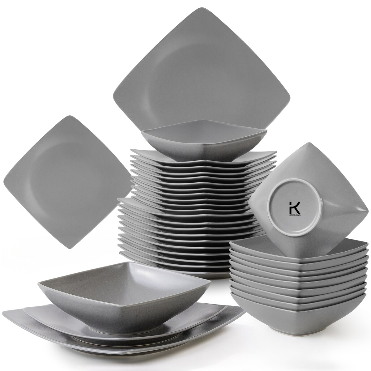 Konsimo EPIRI Zestaw obiadowy, 12 os. (36el)