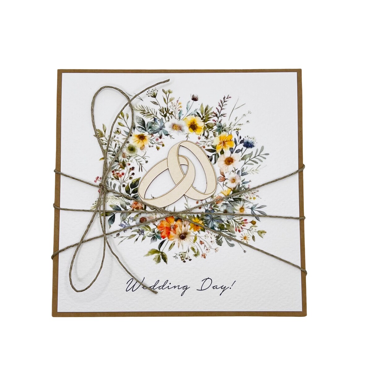 Kartka ślubna wedding card on your Wedding Day
