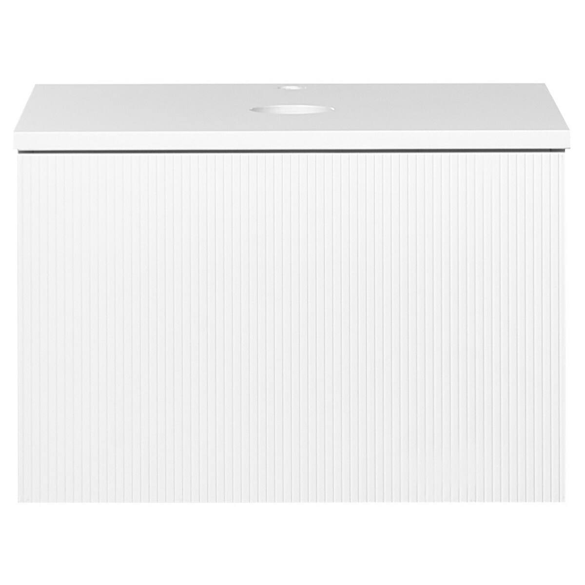 Szafka łazienkowa wisząca 60 x 52 cm biała ALZIRA