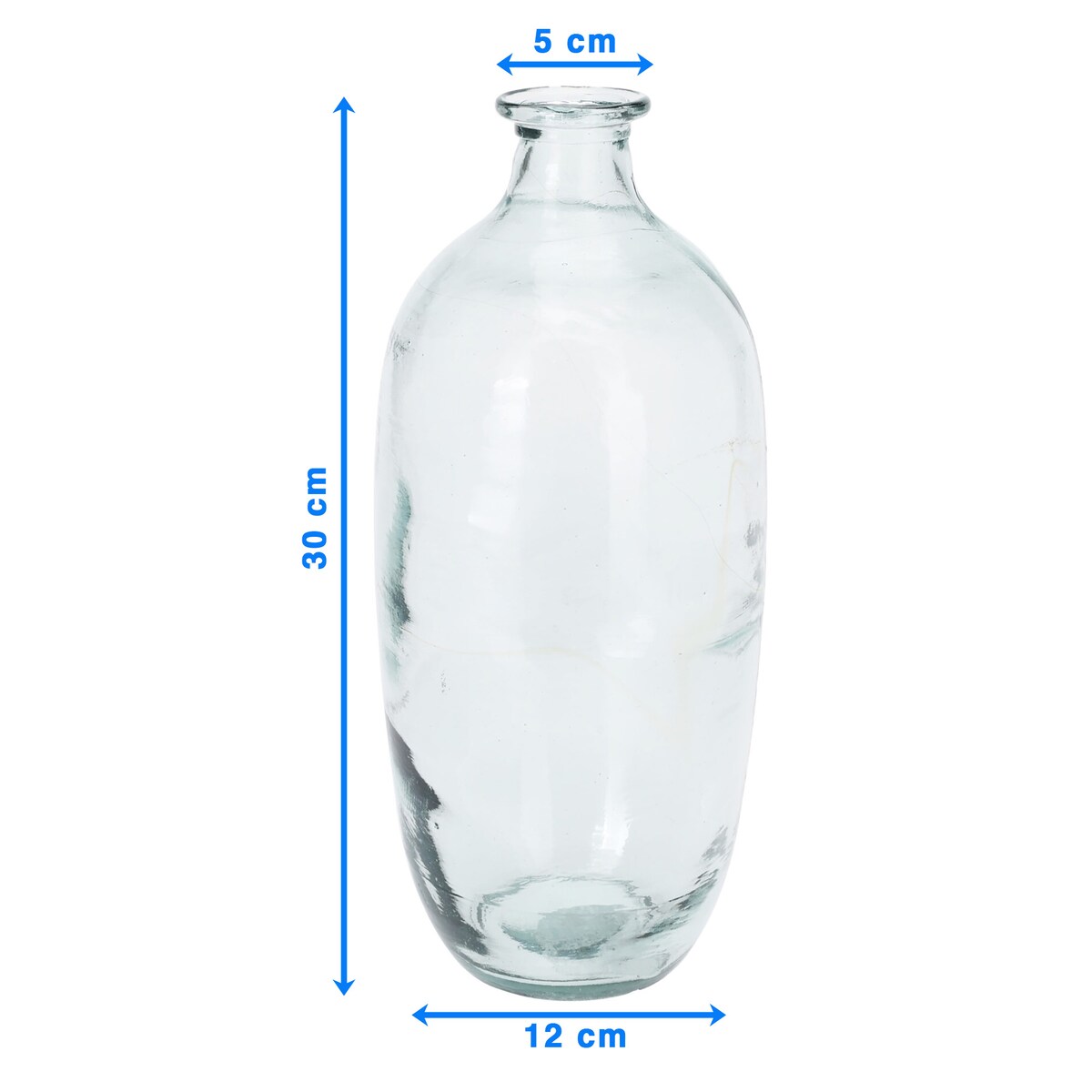 Wazon Wazonik Dekoracyjny Waza Ozdobna Na Kwiaty Szklana 30 Cm