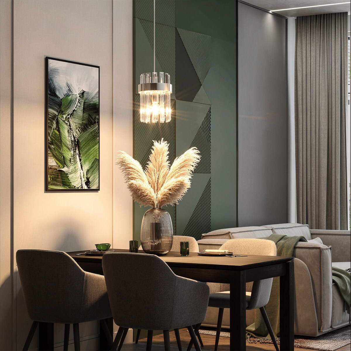Lampa sufitowa wisząca Light Prestige Vetro transparentny 1 x E14 1 szt.
