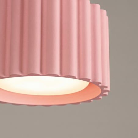 Plafon AURA 1 różowy Gx53
