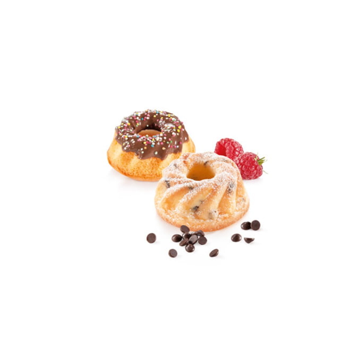 Forma na 6 mini Babeczek muffinek Ciastek Delícia Siliconprime Silikonowa