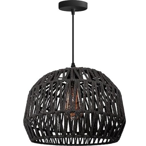 Lampa Wisząca Boho APP1483-1CP Czarna