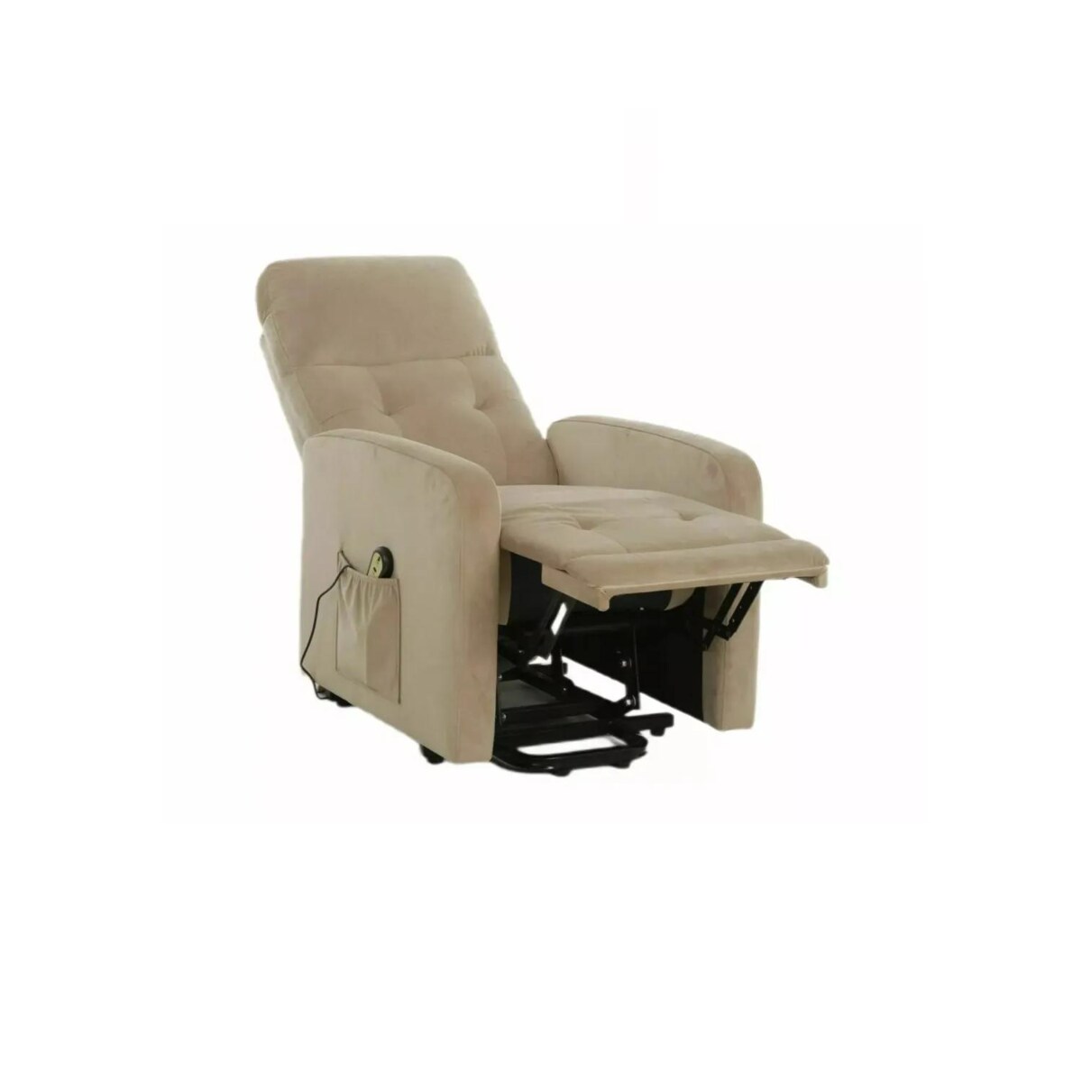 Fotel rozkładany OTUS II VELVET beżowy