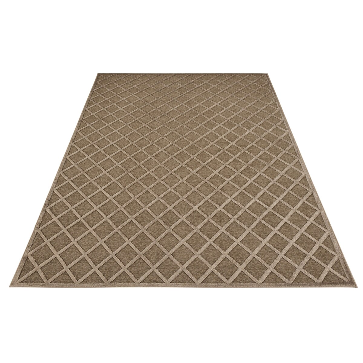 Dywan Wiskoza Z Połyskiem Shine 103508 Brązowy 200x300