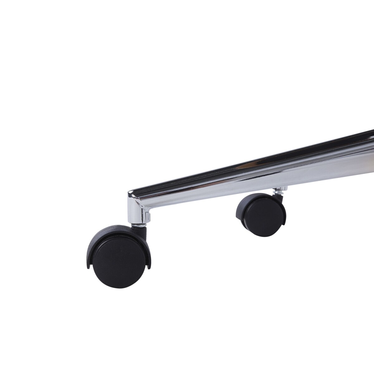 Krzesło biurowe regulowane ekoskóra szare MARIBEL