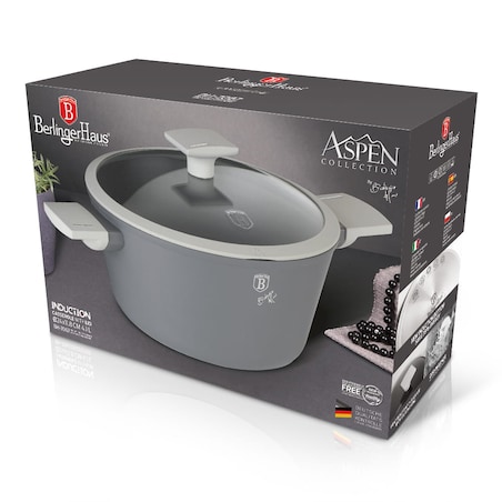 Garnek 24cm 4,1L z powłoką tytanową Aspen Berlinger Haus BH-7067