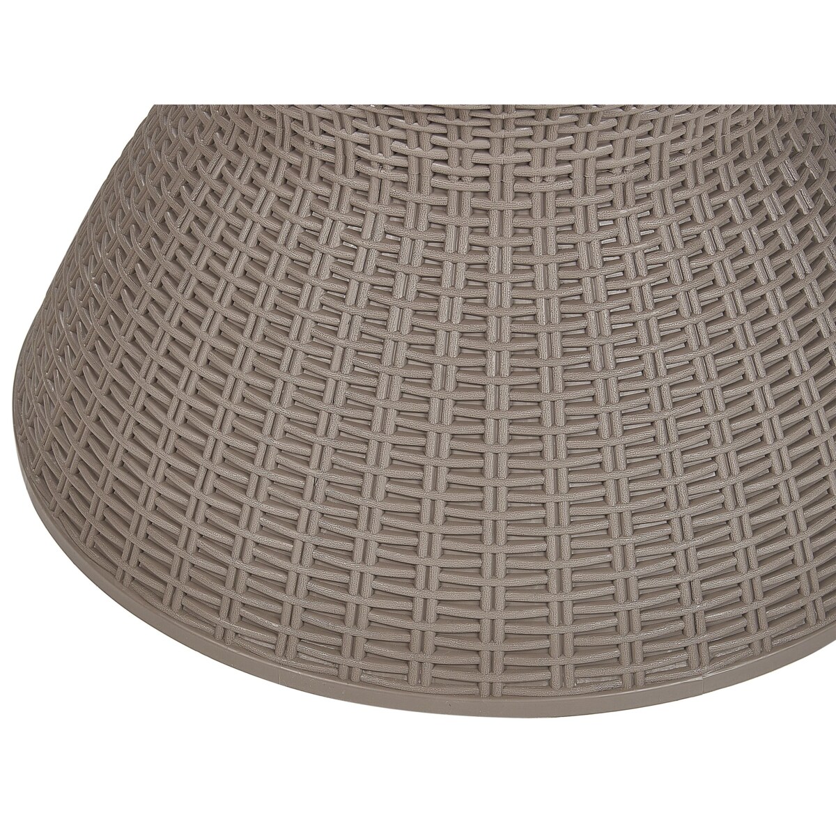 Okrągły stolik/ barek ogrodowy z funkcją chłodzenia 48 cm beżowoszary AISA