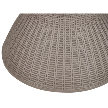 Okrągły stolik/ barek ogrodowy z funkcją chłodzenia 48 cm beżowoszary AISA