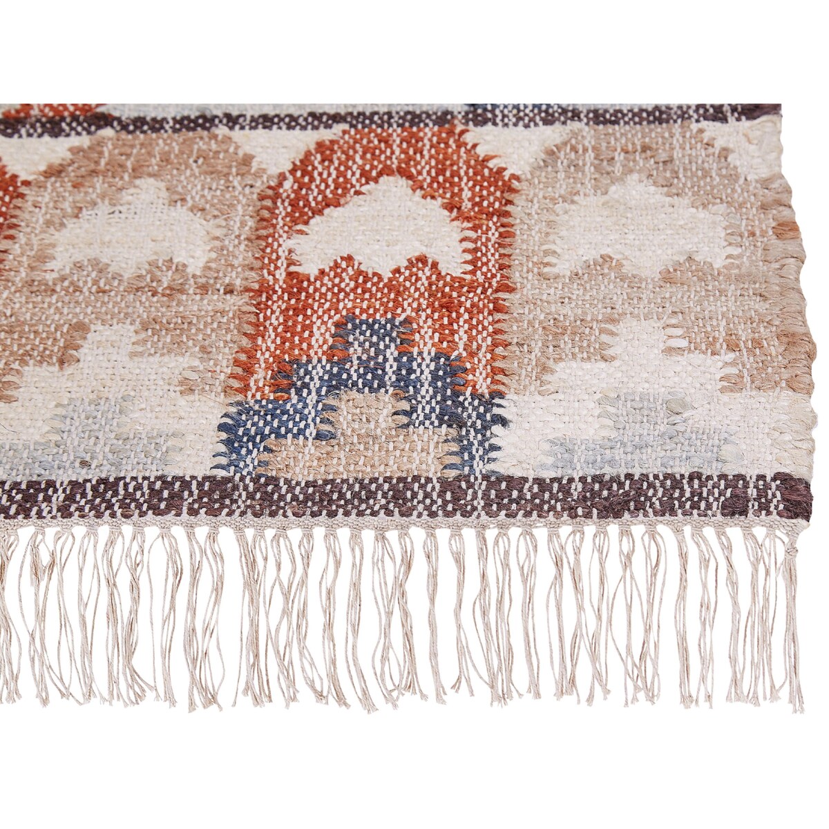 Dywan z juty 160 x 230 cm wielokolorowy KALFA