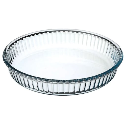 Naczynie do pieczenia tarty, Ø 26 cm, szklane, kolor przezroczysty