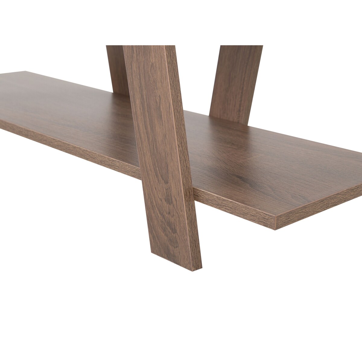 Regał 5 półek ciemne drewno ESCALANTE