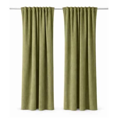 Zasłona zaciemniająca welurowa Werona w kolorze oliwkowym 250 cm