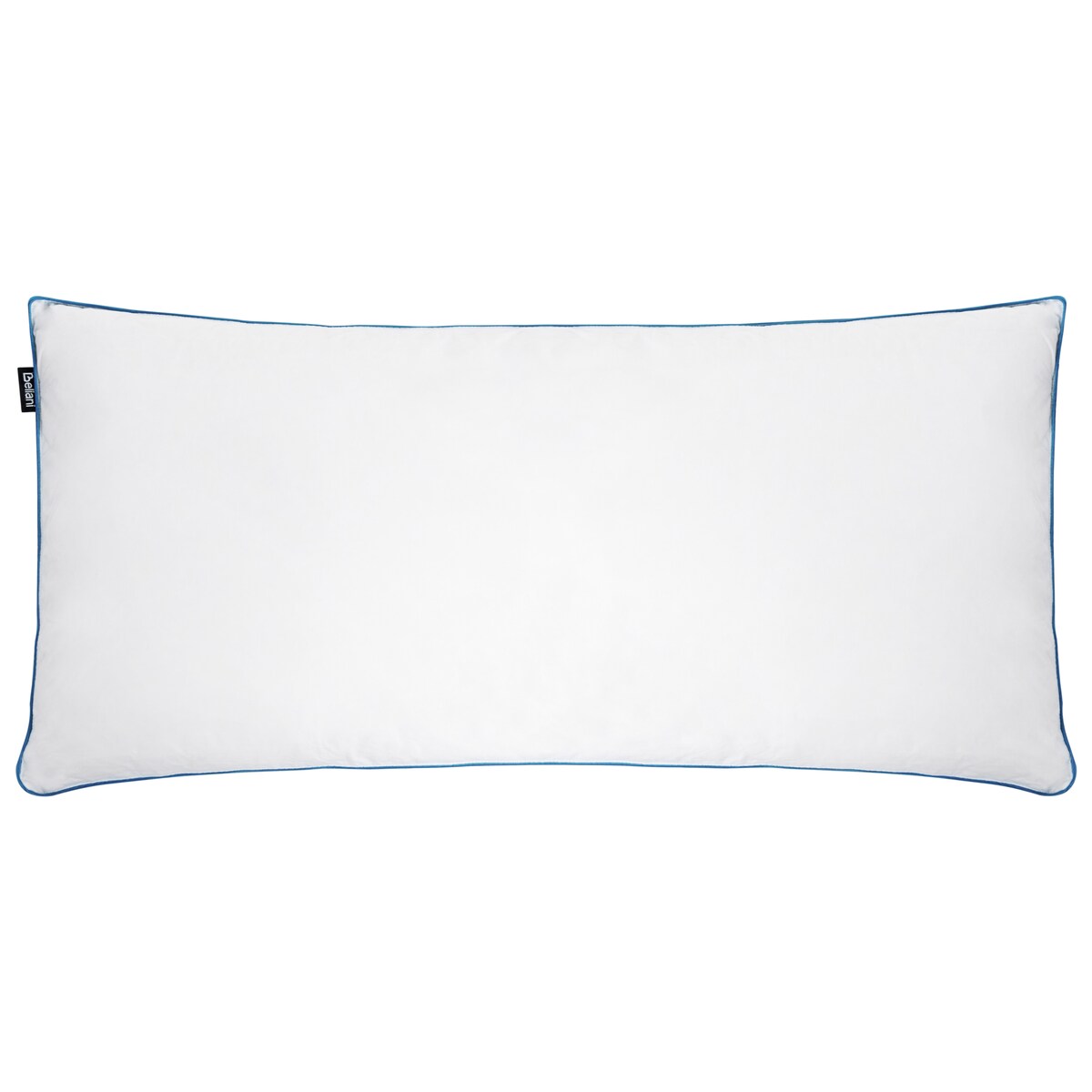 Poduszka ANETO Wysoka Kacze pióra i puch 40 x 80 cm Biały