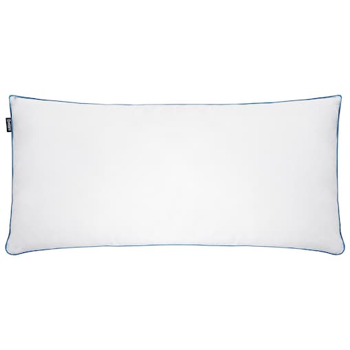 Poduszka ANETO Wysoka Kacze pióra i puch 40 x 80 cm Biały