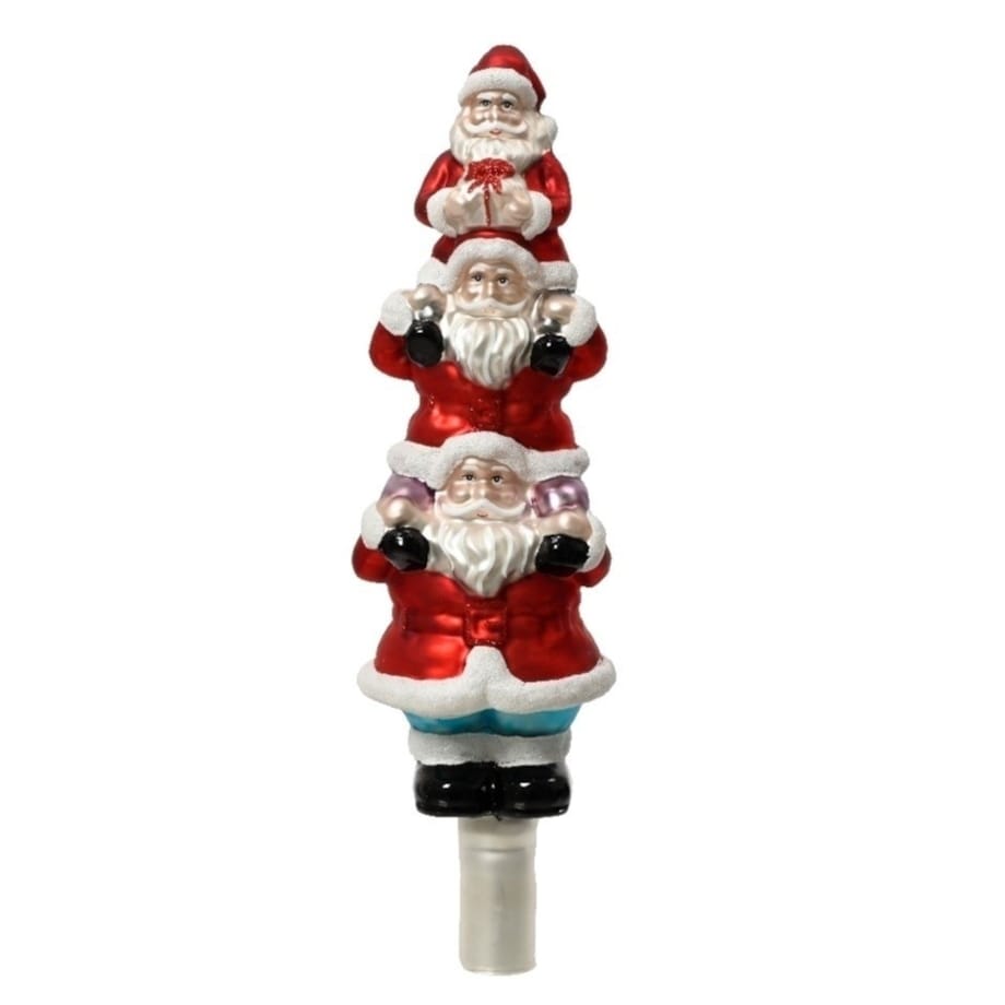 Szpic na choinkę 31x9x9 cm PERSONAS 3 Mikołaje