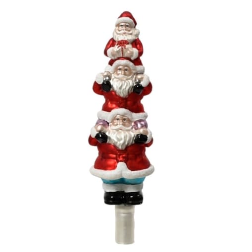 Szpic na choinkę 31x9x9 cm PERSONAS 3 Mikołaje