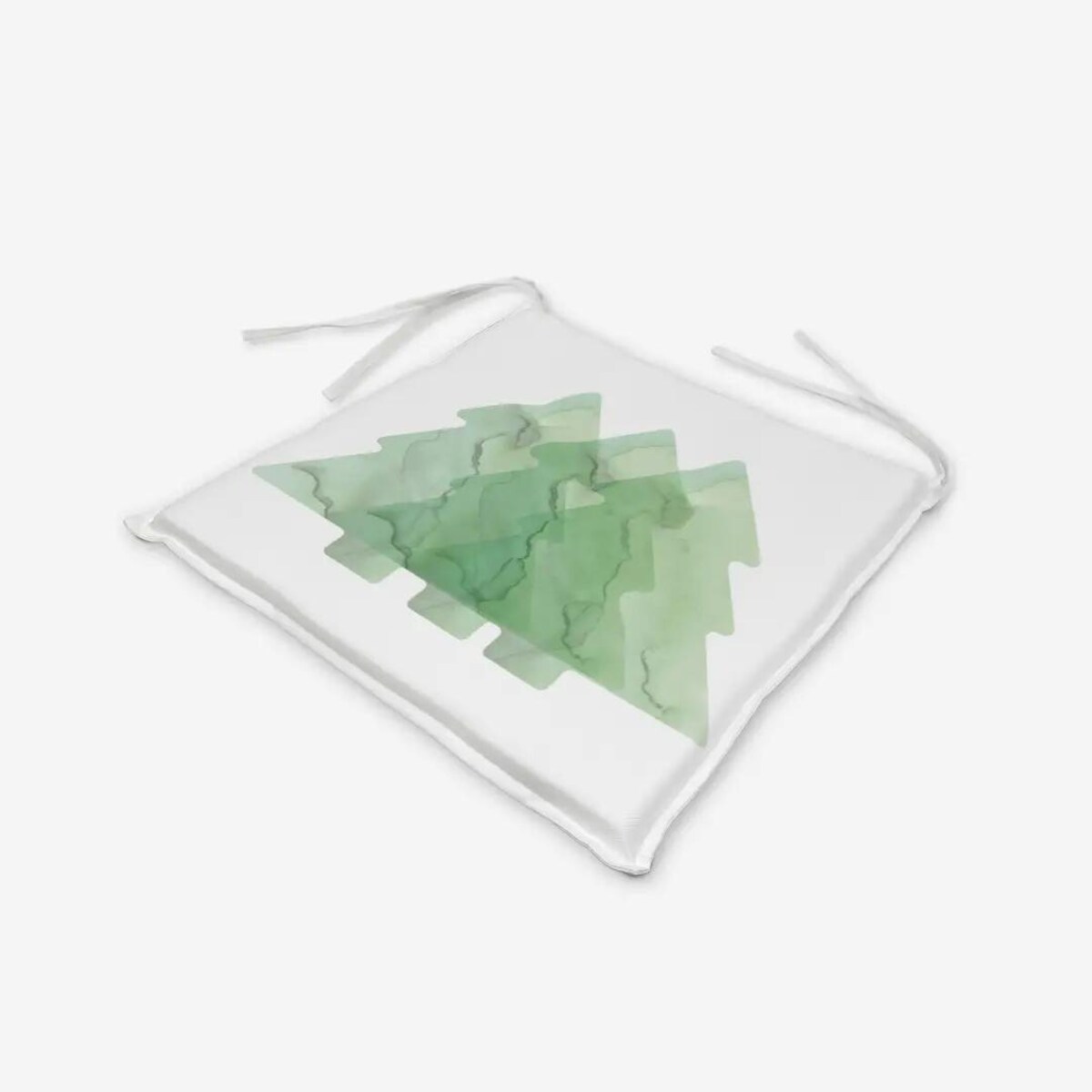 Poduszka świąteczna na krzesło - 3 choinki