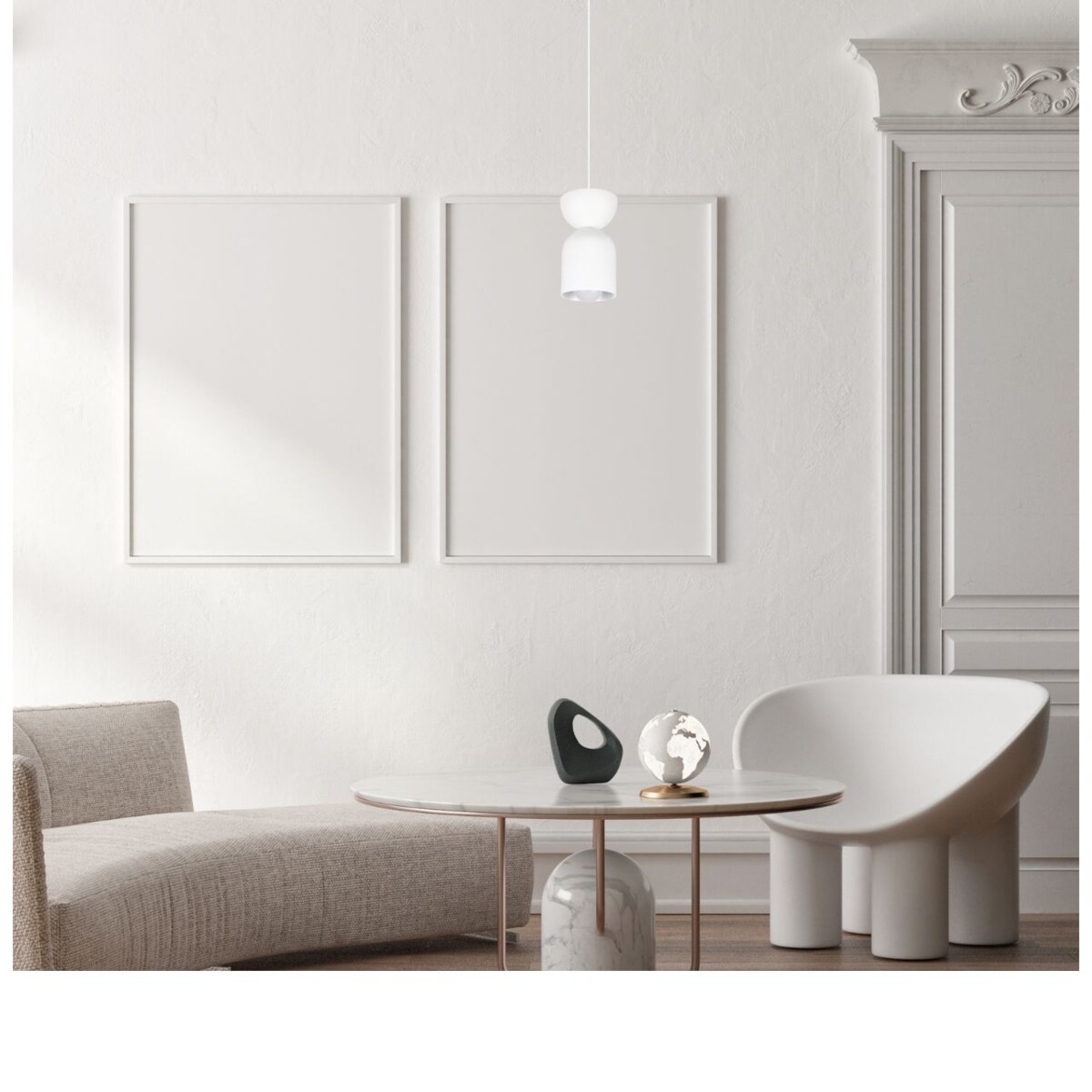 Lampa sufitowa MILLI H0604 HEXE kolor biały