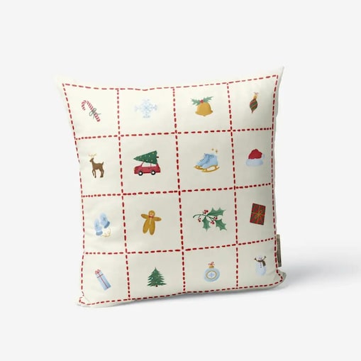 Poduszka świąteczna -Kalendarz