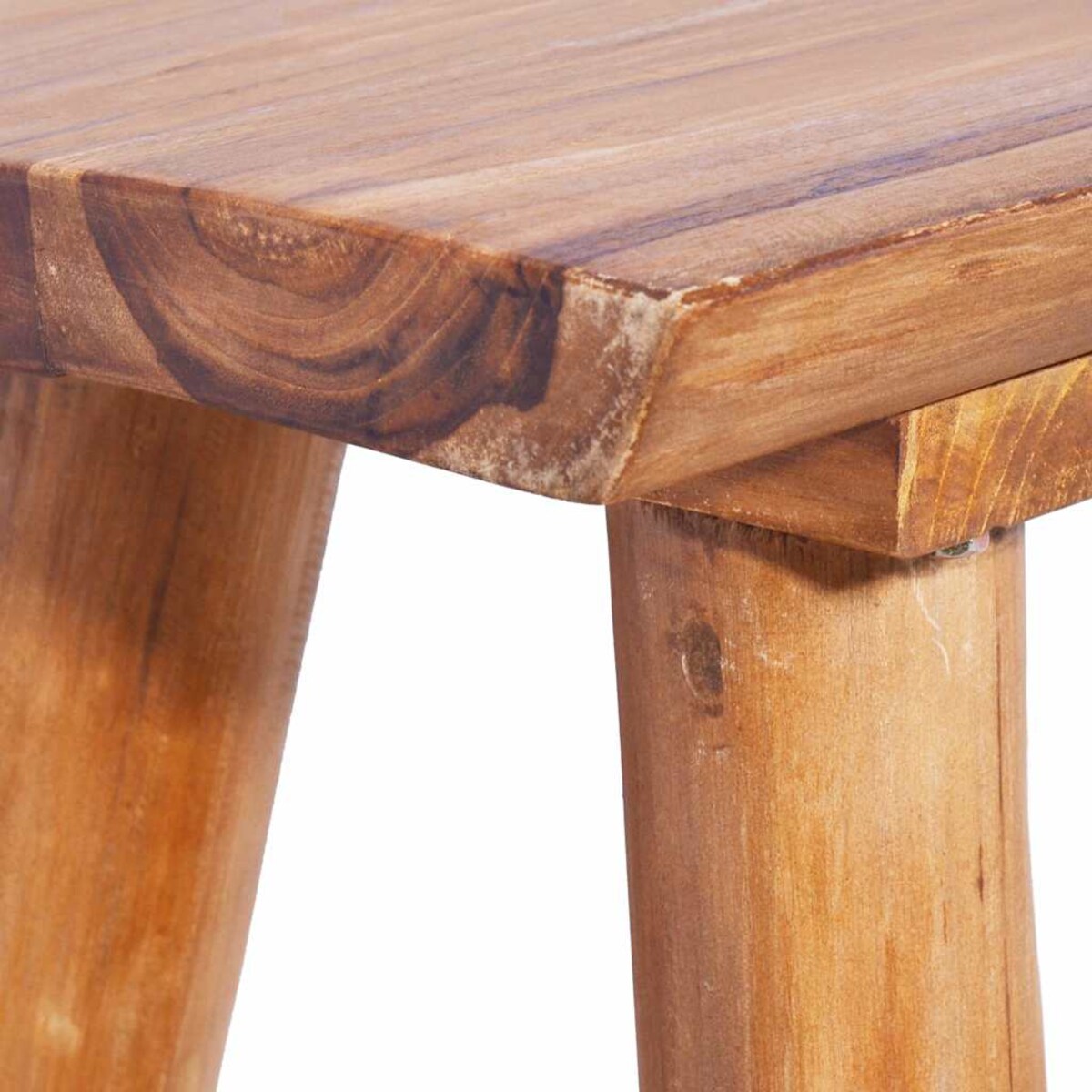 vidaXL Ławka ogrodowa, 120 cm, lite drewno tekowe