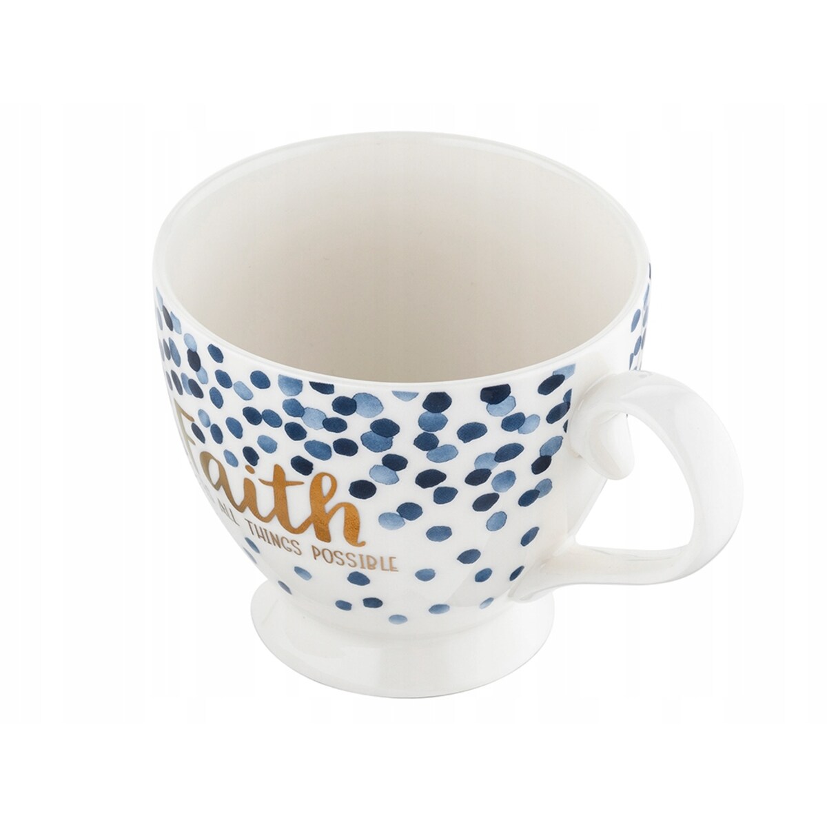 2x KUBEK NA NÓŻCE 440 ml filiżanka na kawę herbatę napoje latte