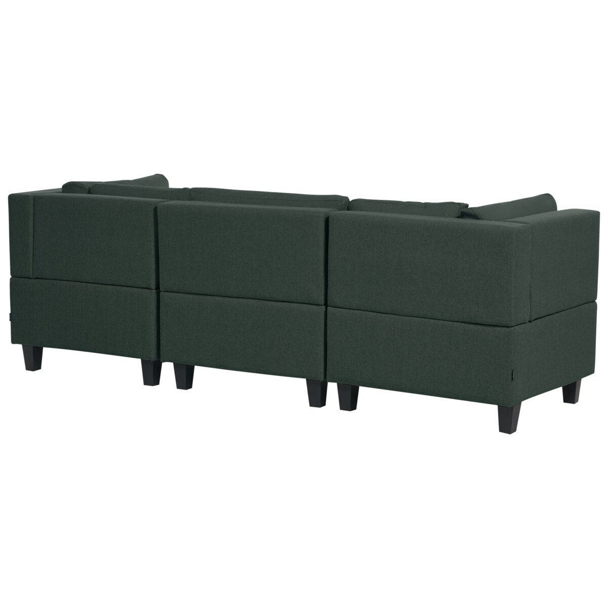 Sofa modułowa 3-osobowa ciemnozielona UNSTAD