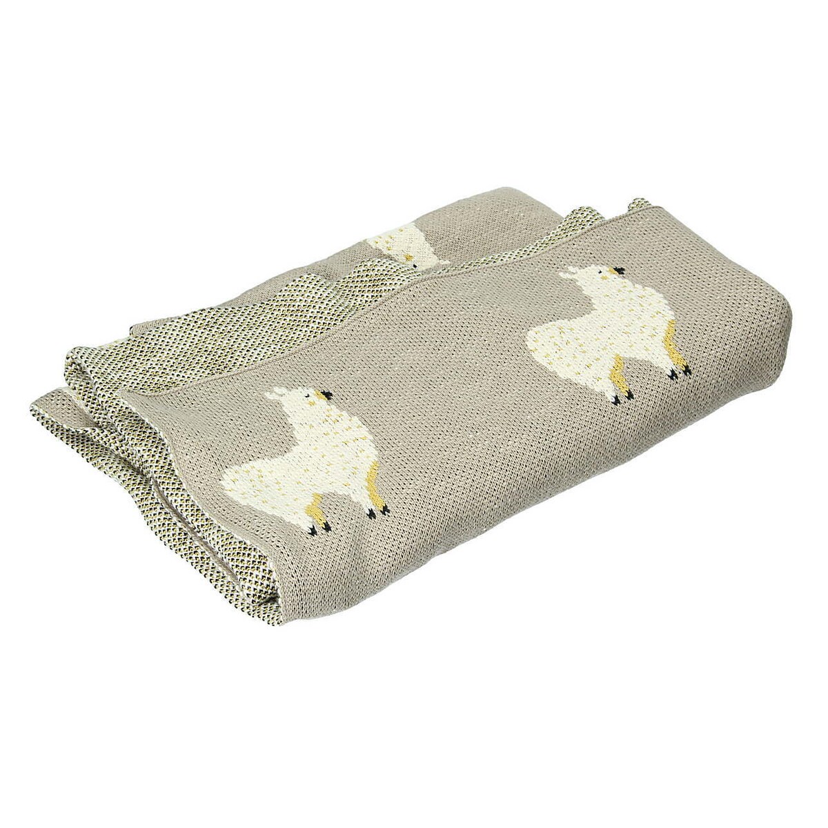 Pled Lama gray, 80x100cm