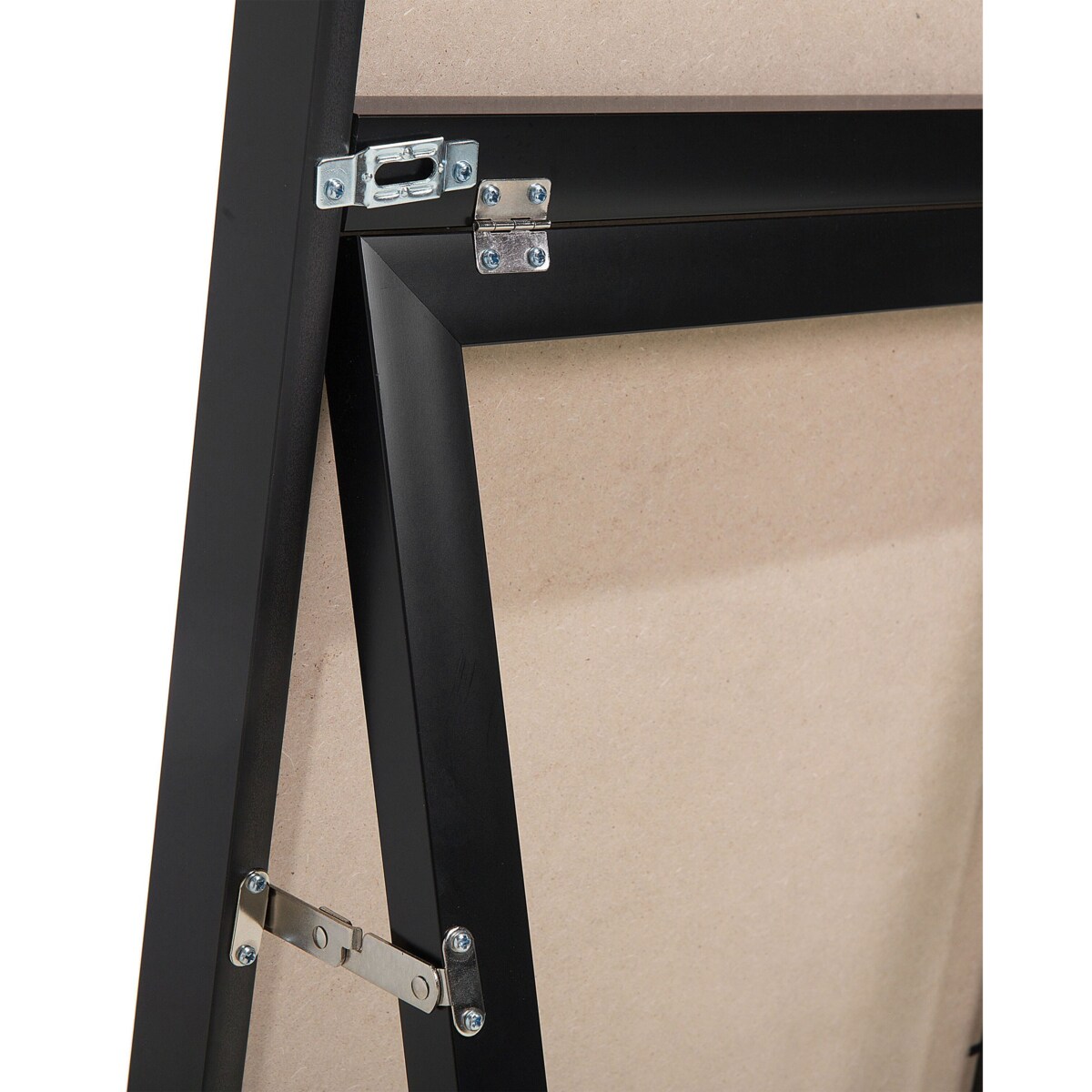 Lustro stojące 40 x 140 cm czarne TORCY