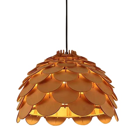 LAMPA wisząca BURGO LP-101335/1P S Light Prestige drewniana ekologiczna ananas