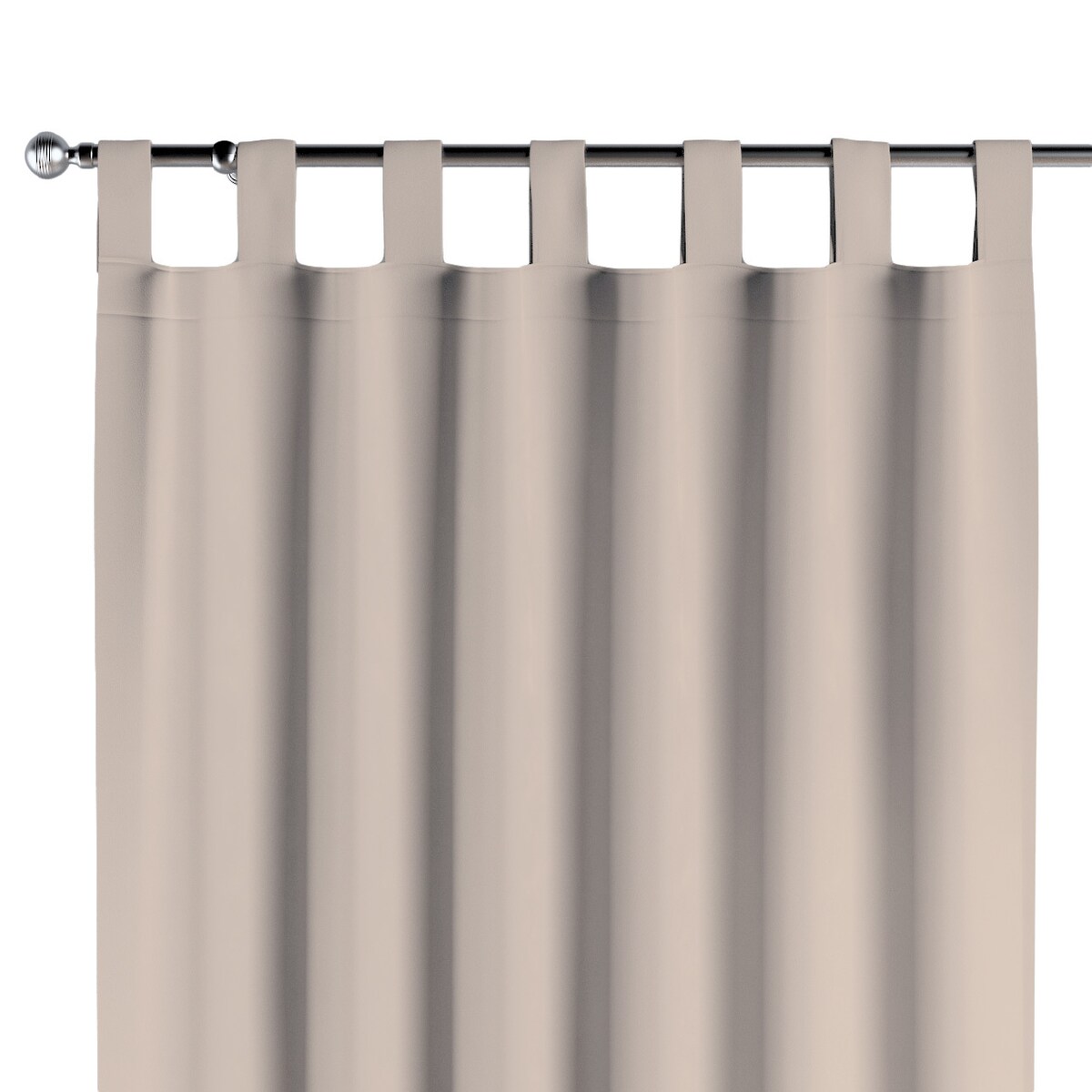 Zasłona na szelkach 1 szt. 130x260 jasnobeżowy