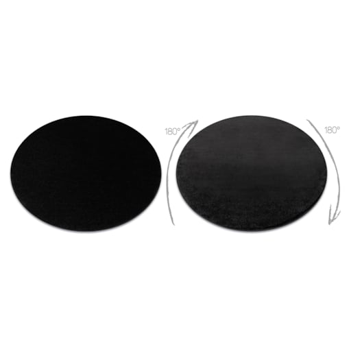 Dywan SOFTY koło Jednolity, jednokolorowy koło 150 cm