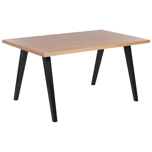 Stół do jadalni LENISTER Brązowy/ czarny 150 cm 90 cm