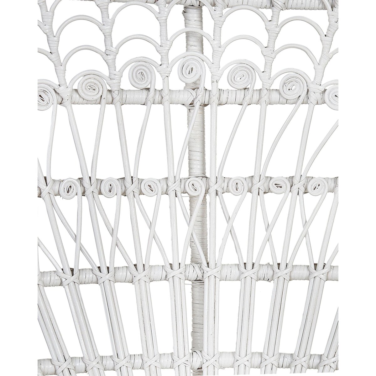 Fotel paw EMMANUELLE Rattan Biały