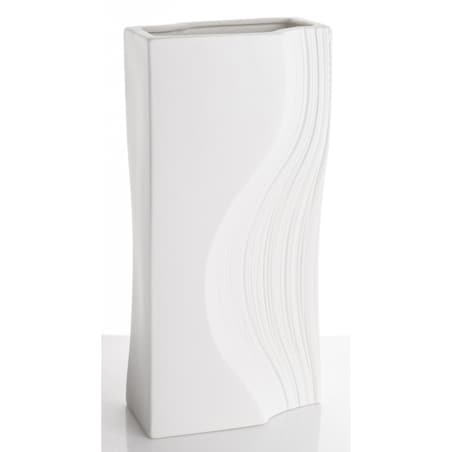 Wazon porcelanowy 35x17x12 cm PRINCIPE biały