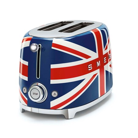 Toster na 2 kromki flaga brytyjska 50's Style, SMEG