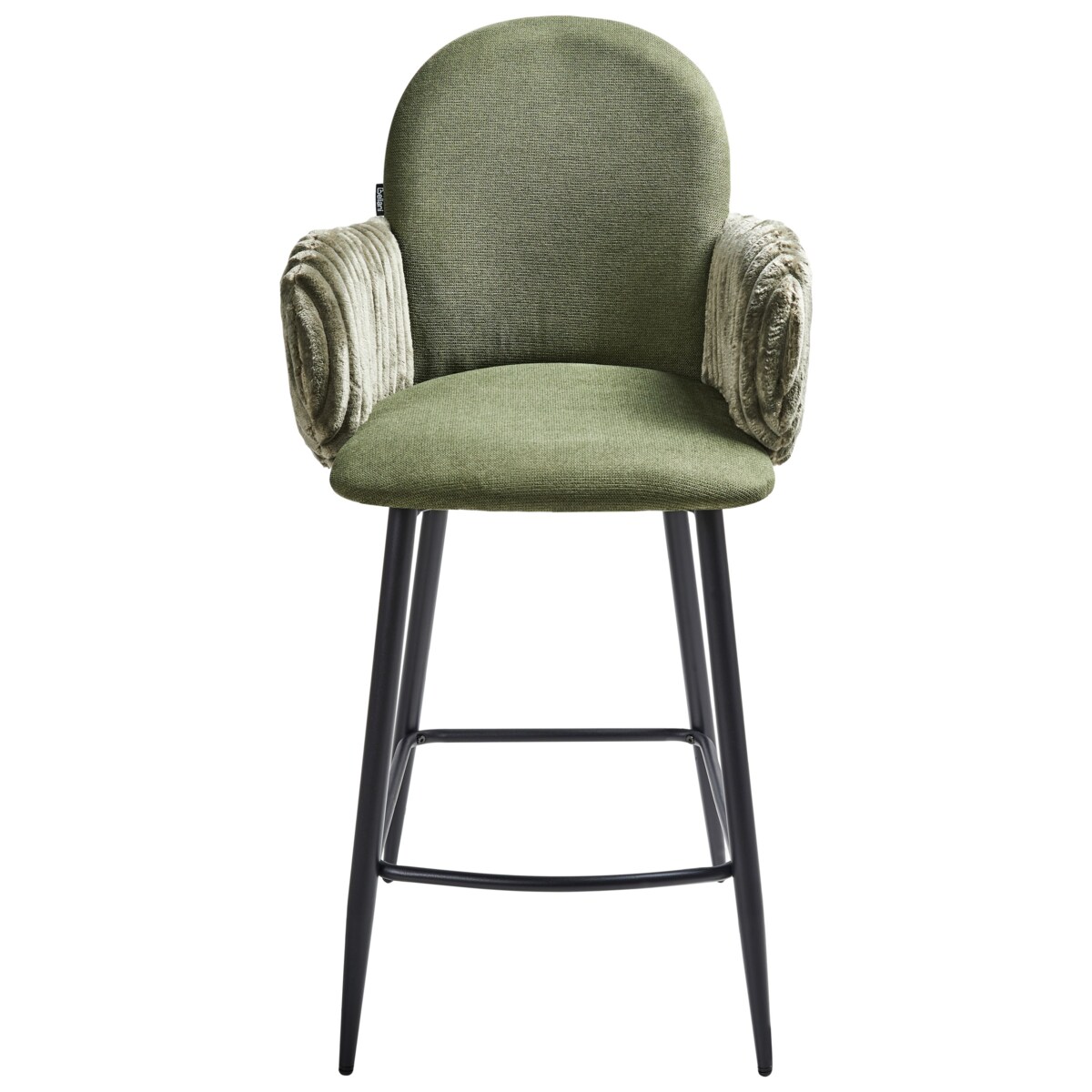 Zestaw 2 krzeseł barowych AMITY Zielony