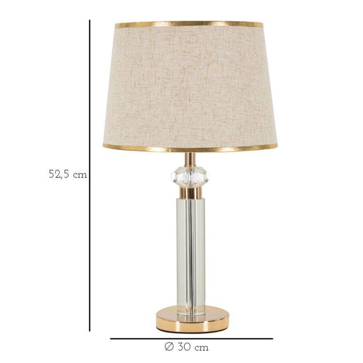 Lampa stołowa PRAGA, 52 cm