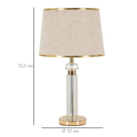 Lampa stołowa PRAGA, 52 cm