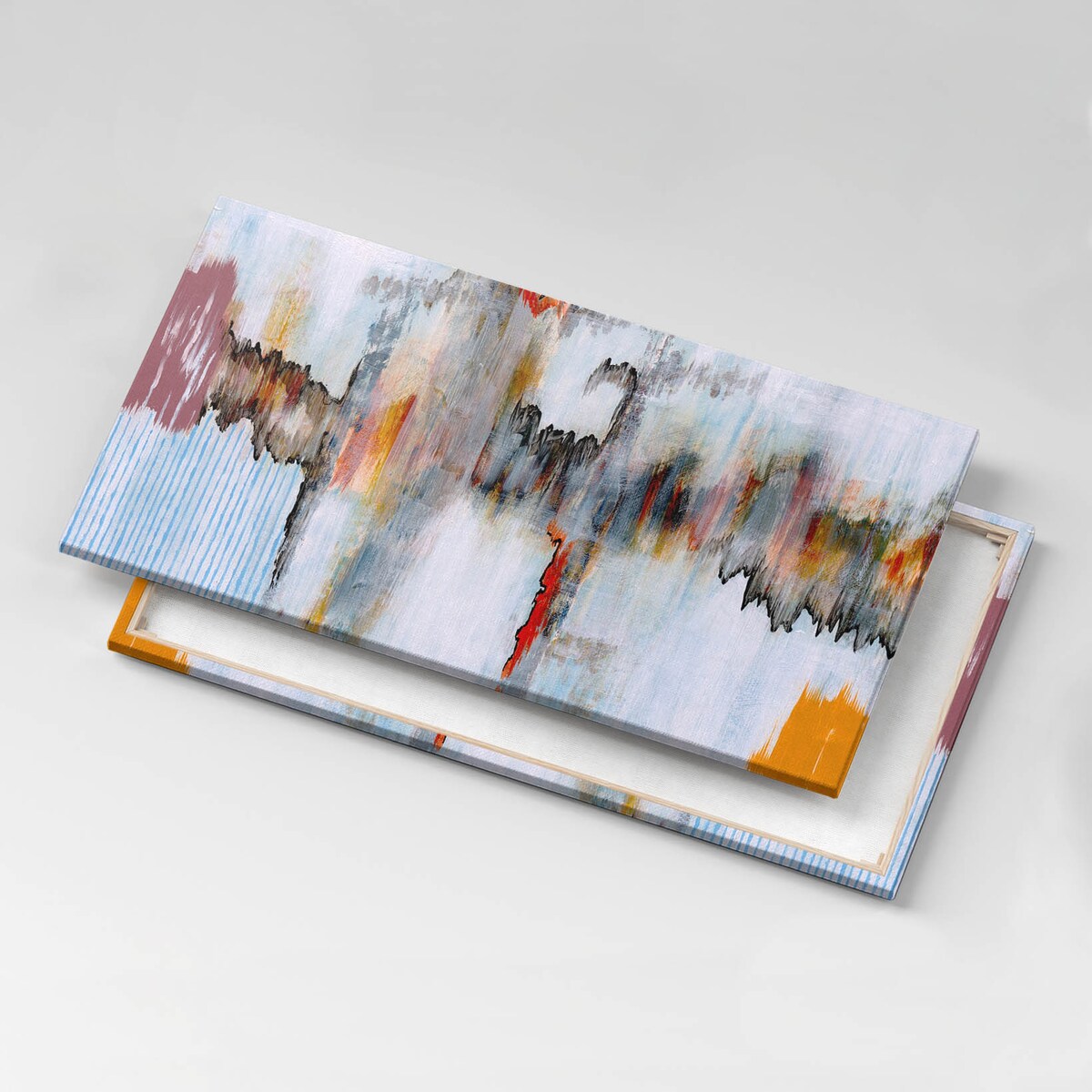 Obraz na płótnie Abstrakcyjne malarstwo, 140x70 cm