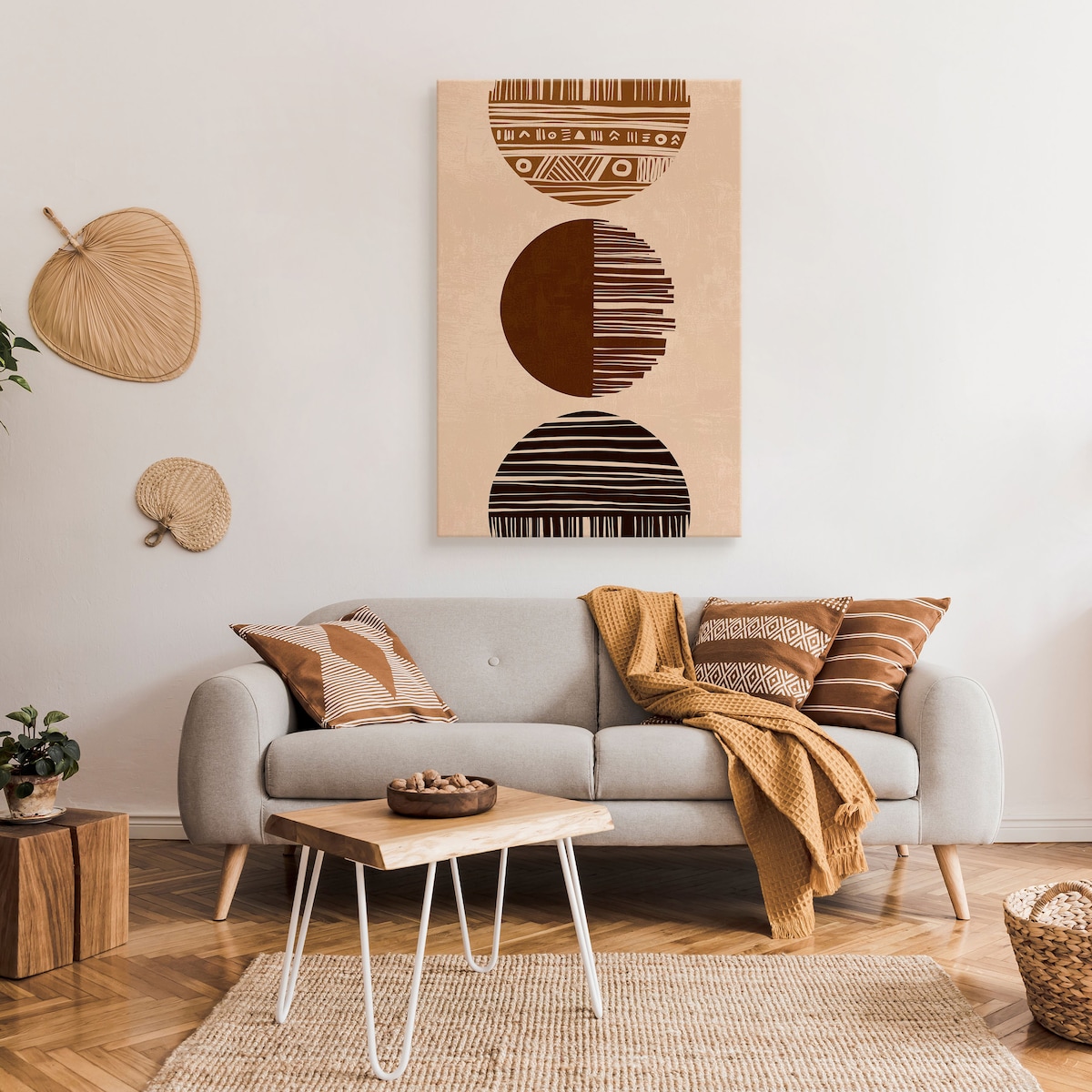 Obraz Azteckie Okręgi Boho 30x40cm